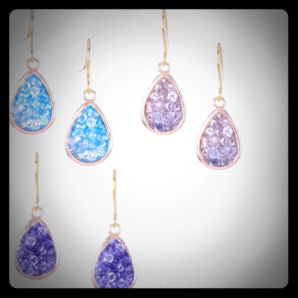 Druzy Crystal Earrings